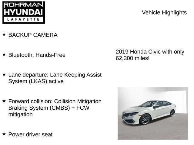 2019 Honda Civic EX