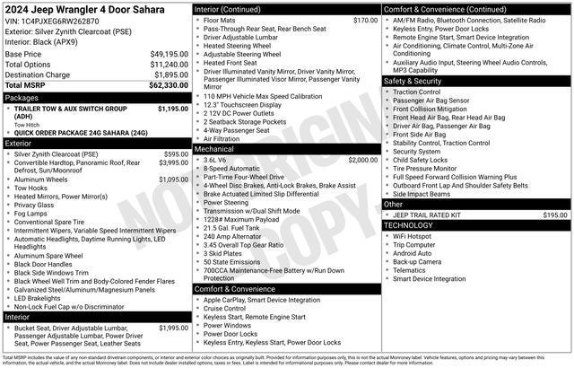 2024 Jeep Wrangler Sahara