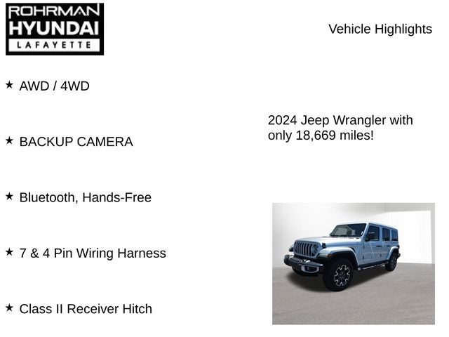 2024 Jeep Wrangler Sahara