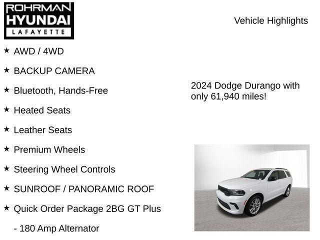 2024 Dodge Durango GT Plus