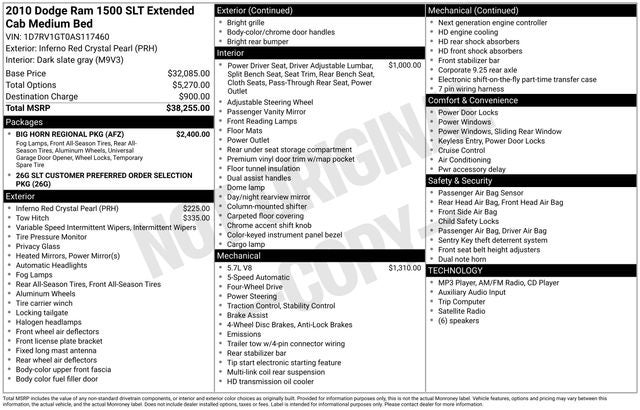 2010 Dodge Ram 1500 SLT