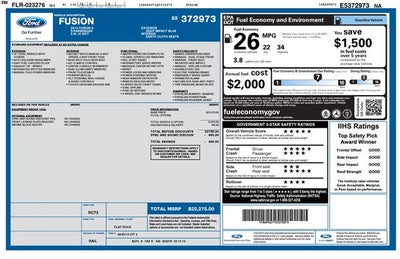 2014 Ford Fusion S