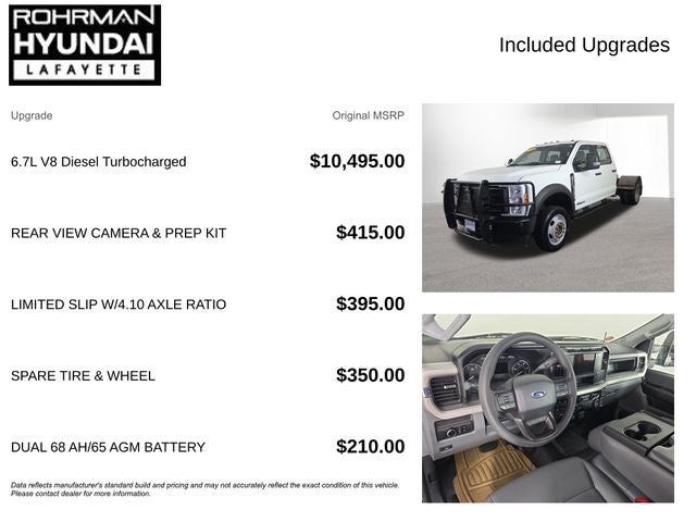 2024 Ford Super Duty F-550 DRW Chassis Cab XL