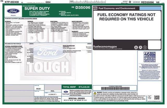 2024 Ford Super Duty F-550 DRW Chassis Cab XL