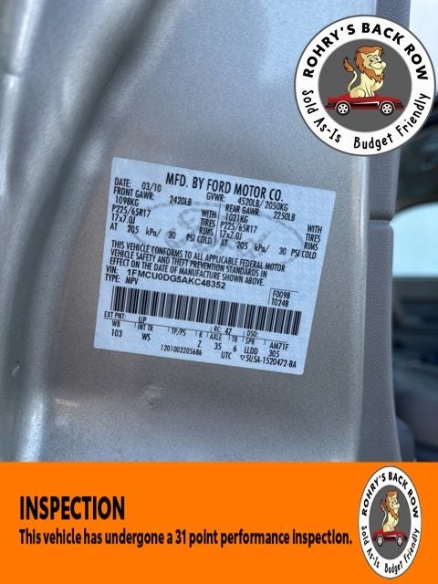 2010 Ford Escape XLT