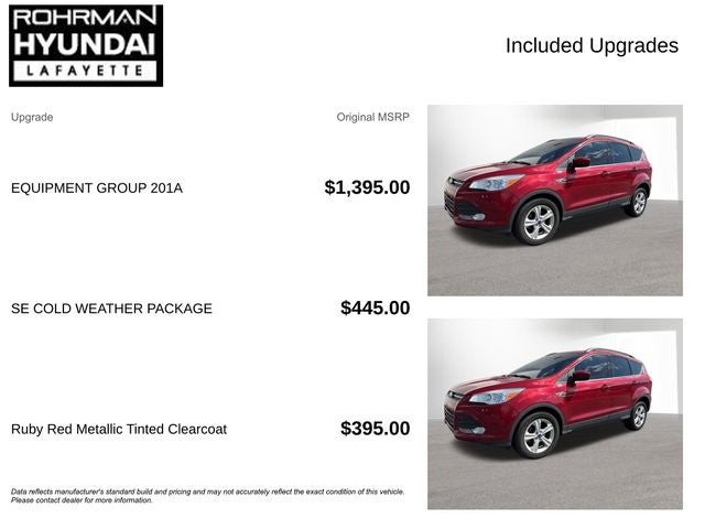 2016 Ford Escape SE