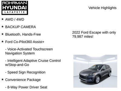 2022 Ford Escape SE