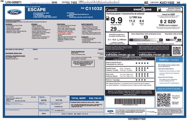 2019 Ford Escape SE