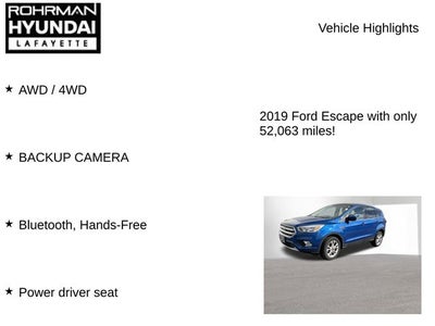 2019 Ford Escape SE