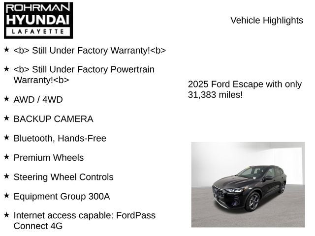 2025 Ford Escape ST-Line