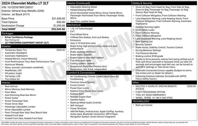 2024 Chevrolet Malibu LT