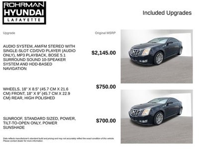 2012 Cadillac CTS Coupe Performance