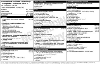 2020 Chevrolet Silverado 2500HD High Country