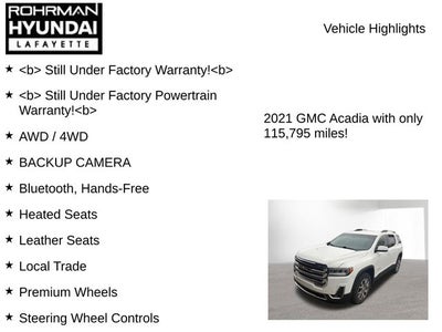 2021 GMC Acadia SLT
