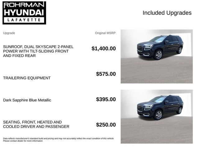 2017 GMC Acadia Limited Limited