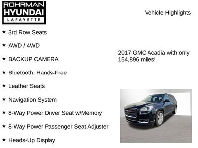 2017 GMC Acadia Limited Limited