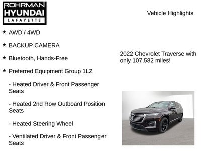 2022 Chevrolet Traverse Premier