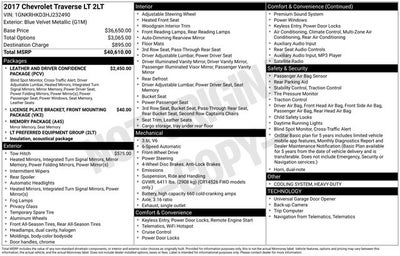 2017 Chevrolet Traverse LT