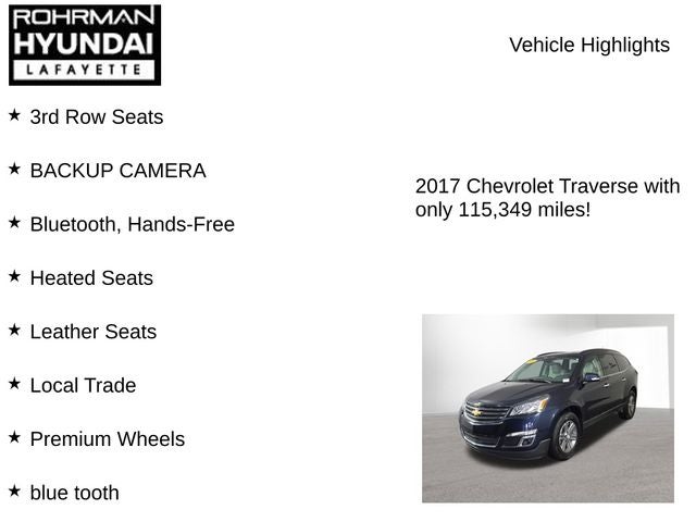 2017 Chevrolet Traverse LT