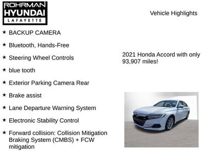 2021 Honda Accord LX