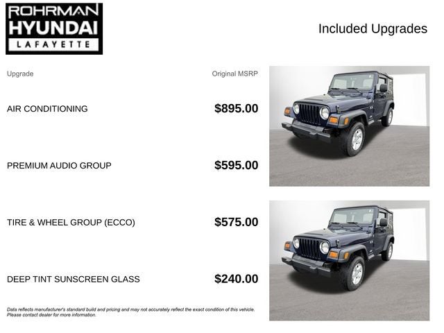 2006 Jeep Wrangler X