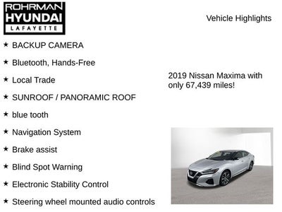 2019 Nissan Maxima SV