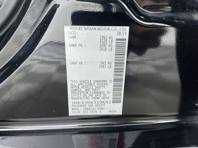 2025 Nissan Altima SR