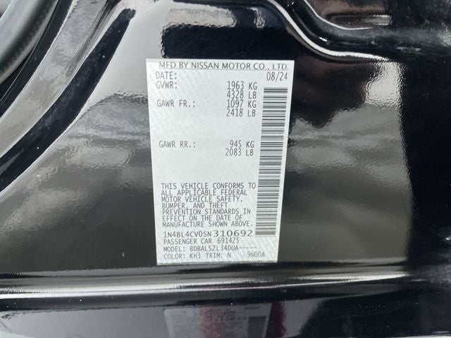 2025 Nissan Altima SR