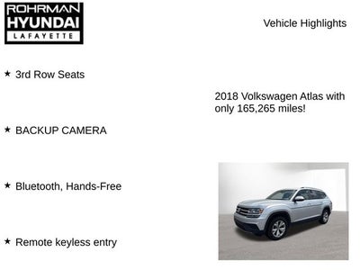 2018 Volkswagen Atlas 3.6L V6 Launch Edition