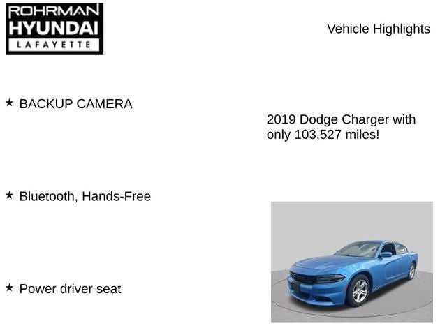 2019 Dodge Charger SXT