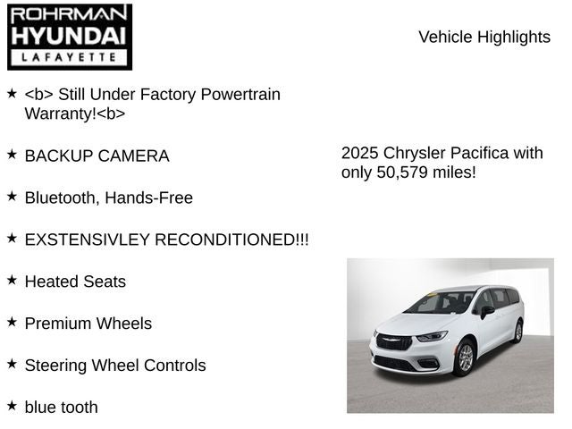 2025 Chrysler Pacifica Select