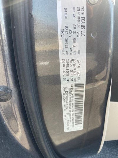 2019 Chrysler Pacifica Limited