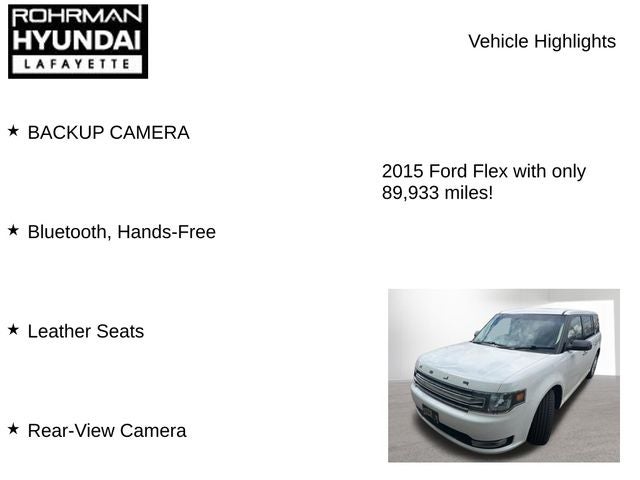 2015 Ford Flex SEL