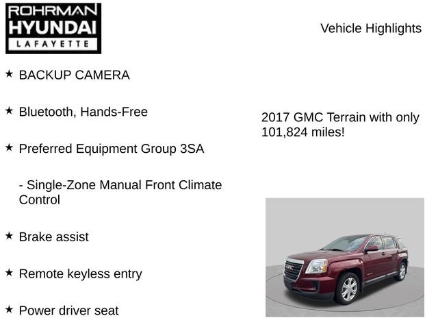 2017 GMC Terrain SLE