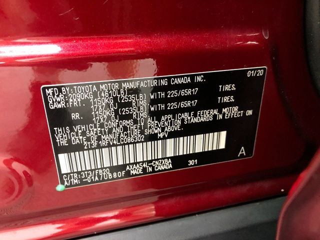 2020 Toyota RAV4 LE