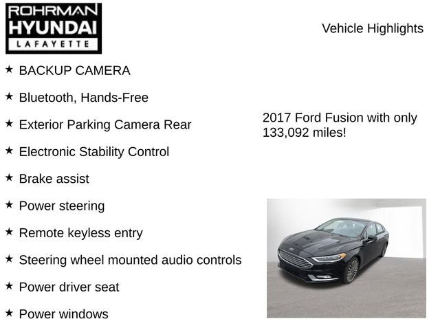 2017 Ford Fusion Titanium