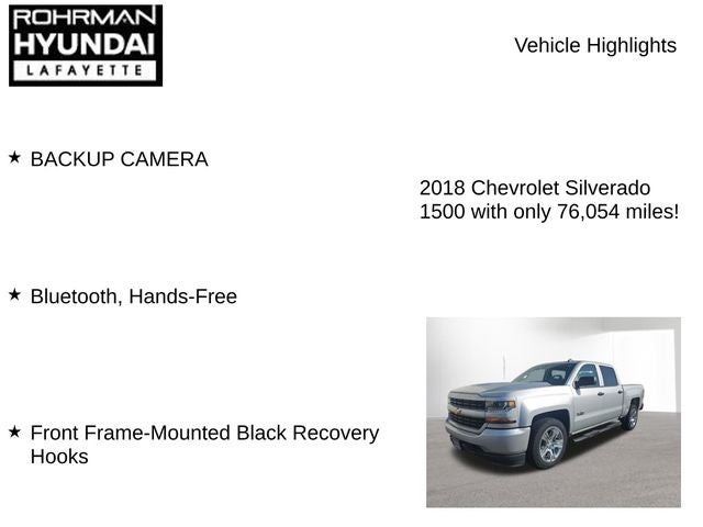 2018 Chevrolet Silverado 1500 Custom