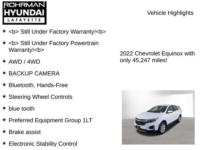 2022 Chevrolet Equinox LT