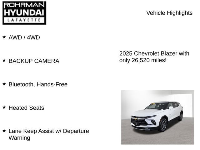 2025 Chevrolet Blazer LT