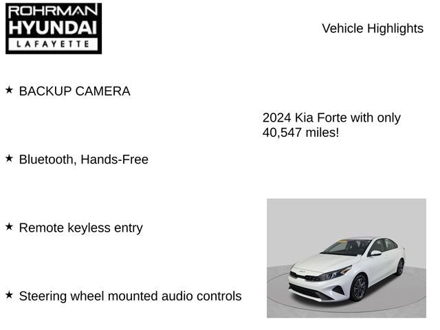 2024 Kia Forte LXS