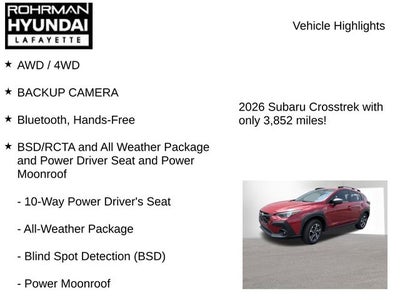2026 Subaru Crosstrek Premium