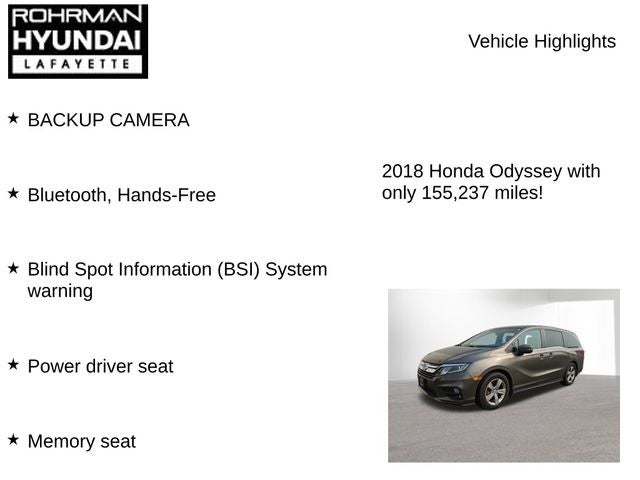 2018 Honda Odyssey EX-L