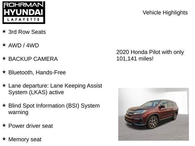 2020 Honda Pilot Elite