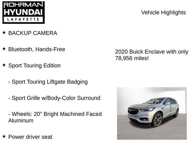 2020 Buick Enclave Essence