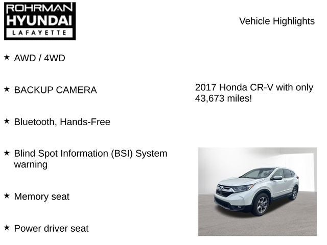 2017 Honda CR-V EX-L
