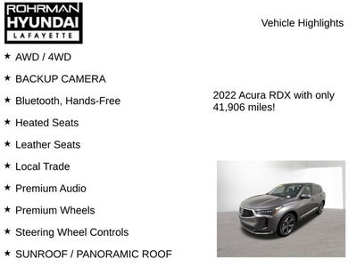 2022 Acura RDX w/Advance Package