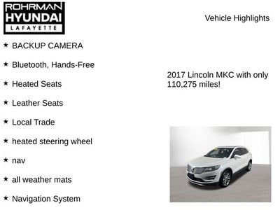 2017 Lincoln MKC Select