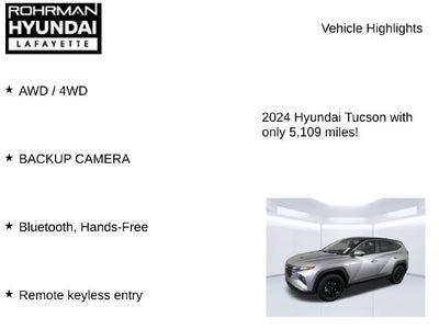 2024 Hyundai TUCSON SE