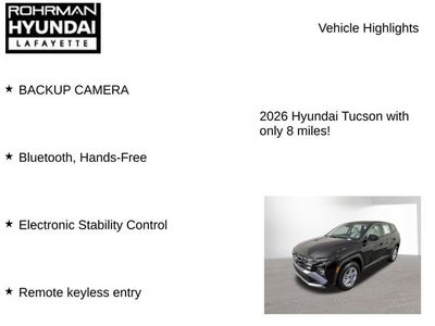 2026 Hyundai TUCSON SE AWD