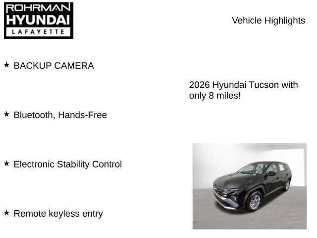 2026 Hyundai TUCSON SE AWD